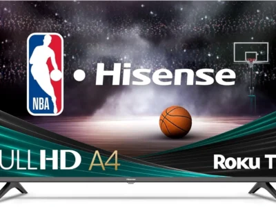 Hisense 40-Inch Class A4 Series FHD 1080p Smart Roku TV with Alexa Compatibility (40A4NR) - Dolby Audio, Slim Bezel Design, Google Assistant