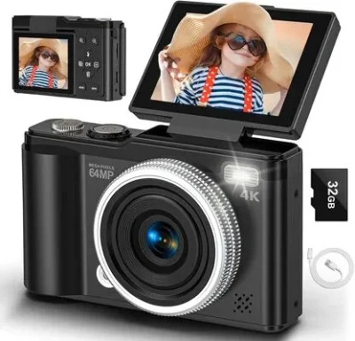 Digital camera, 4K 64MP